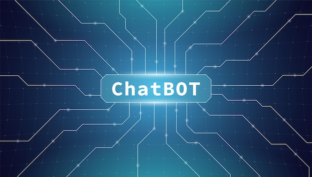 Algorithme De Traitement Du Langage Naturel Du Réseau Neuronal Chat Bot Bannière Vectorielle Moderne Ai Chatbot