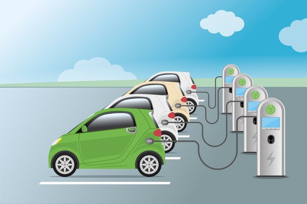 Alimentation électrique pour le chargement de la voiture électrique