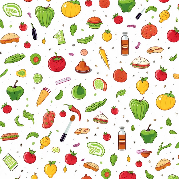 Aliments sains Vecteurs de légumes