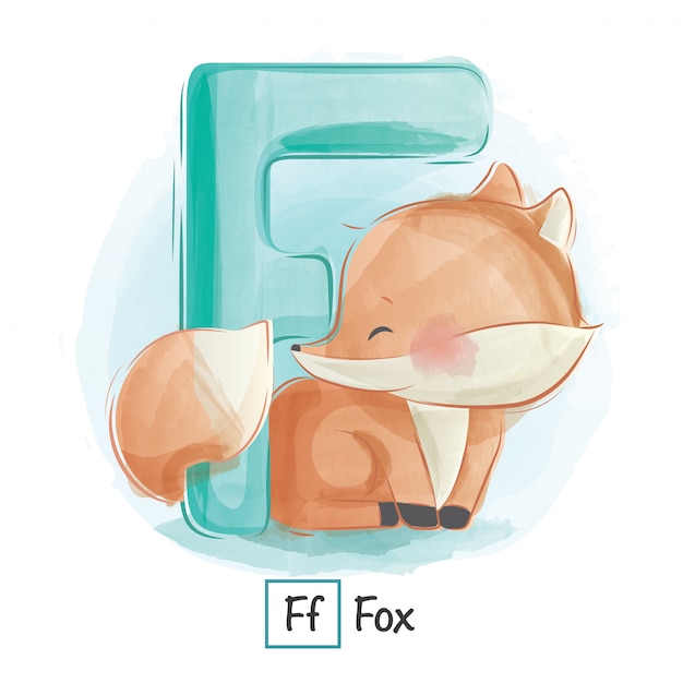 Alphabet Animal - F