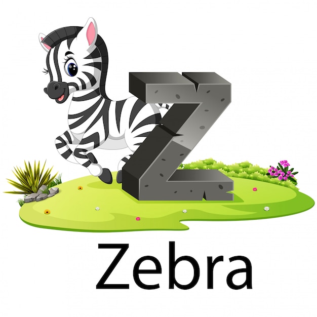 Alphabet Animal Mignon Zoo Z