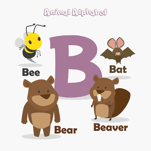 Alphabet animal