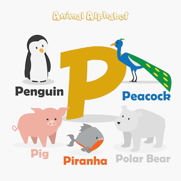 Alphabet animal