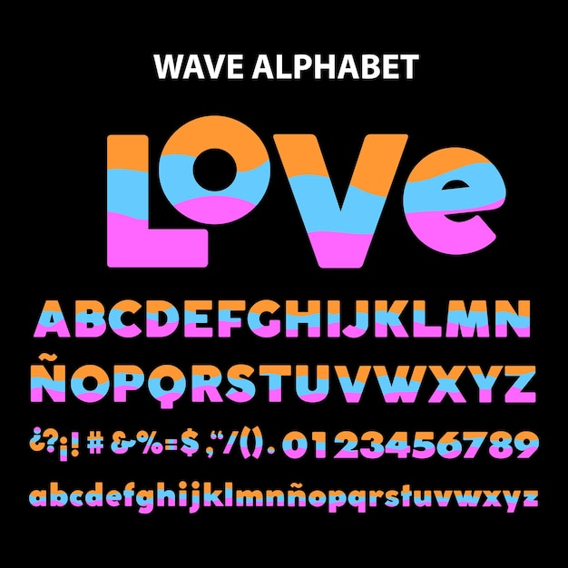 Alphabet Multicolore