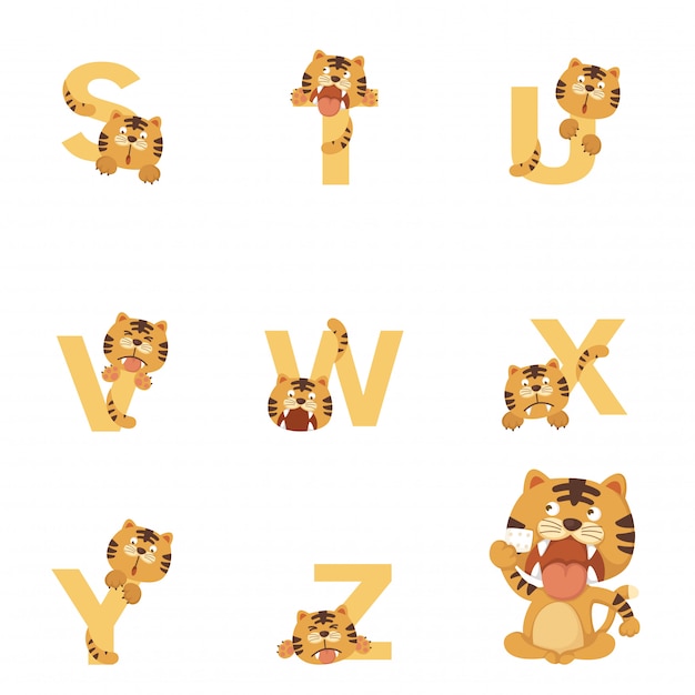 Alphabet SZ Tiger