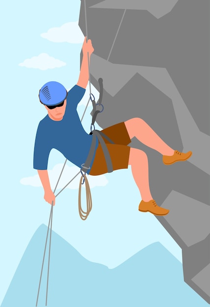 Alpiniste Mode de vie actif et extrême Voyage ou aventure Activité de plein air Équipement
