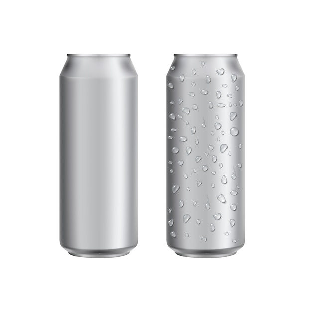 Aluminium Peut Boire Soad Ou Template De Bière