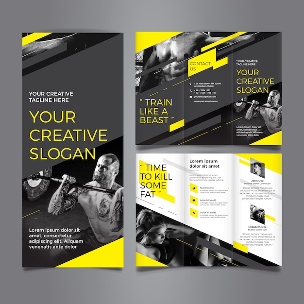 Amazing Trifold Brochure Template