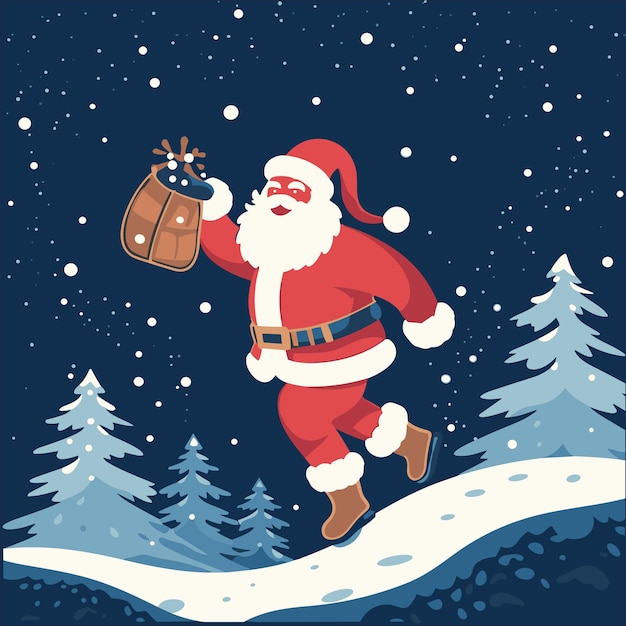 Images de Illustration Du Pere Noel Joyeux Téléchargement gratuit sur Freepik