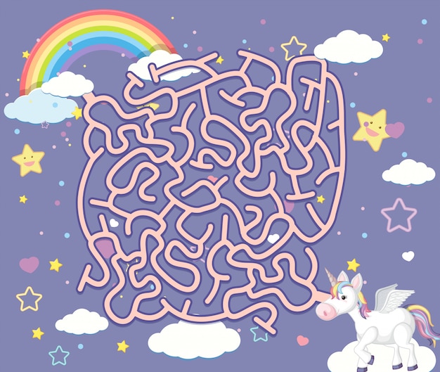 An Unicorn Maze Jeux de puzzle