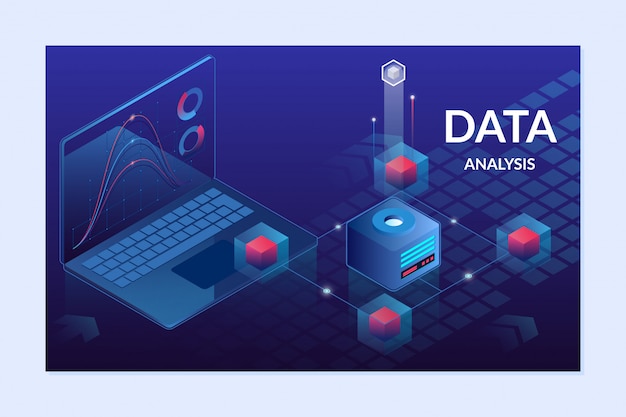 Analyse commerciale conceptuelle de graphiques financiers de données