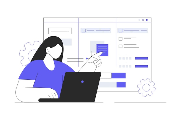 Analyse du marketing et du développement Gestion de projet Planification de l'efficacité du flux de travail Succès