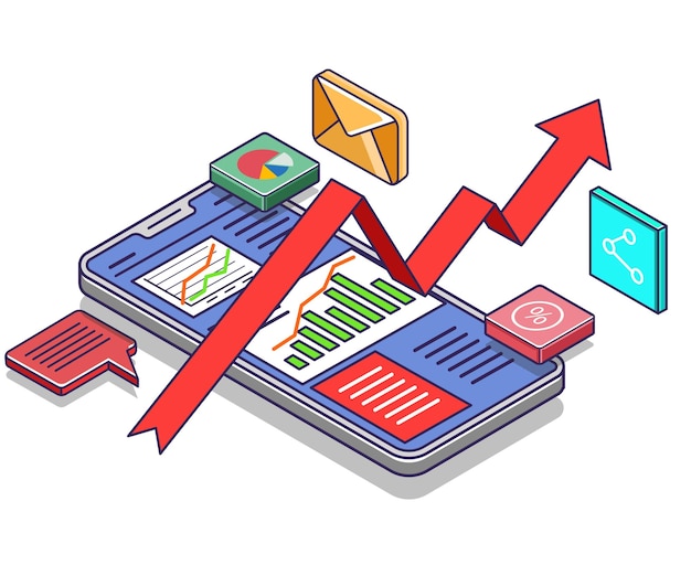 Analyse D'une Entreprise D'investissement Réussie Sur Smartphone