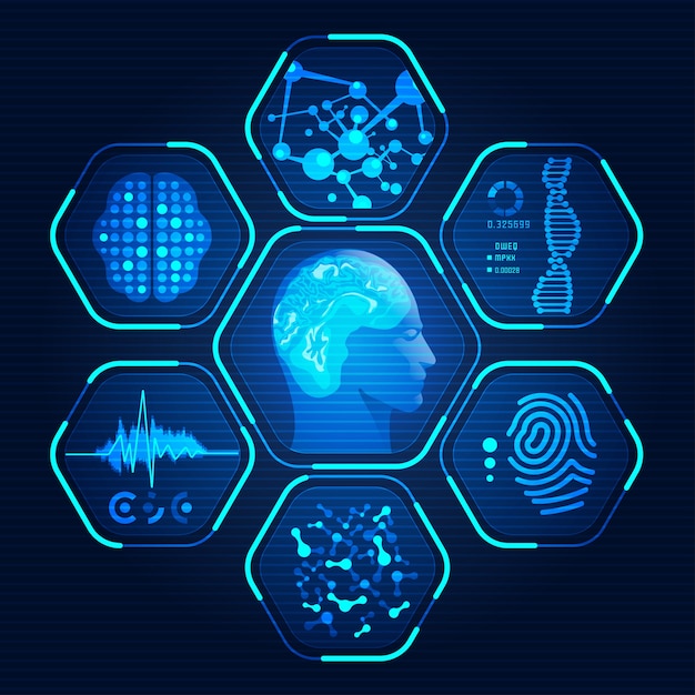 Vecteur analyse de la santé