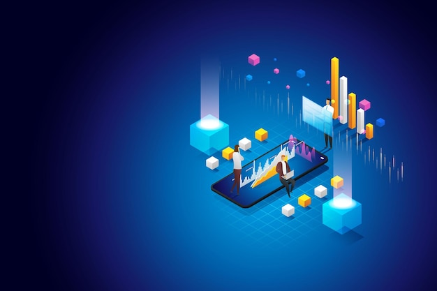 Analyse statistique et plans d'investissement Trading numérique de crypto-monnaie via téléphone mobile