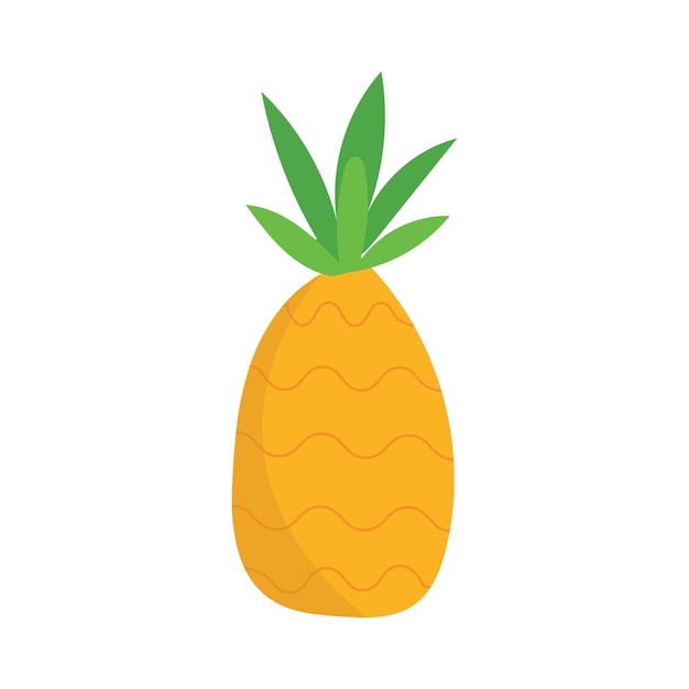 Ananas dans un style doodle