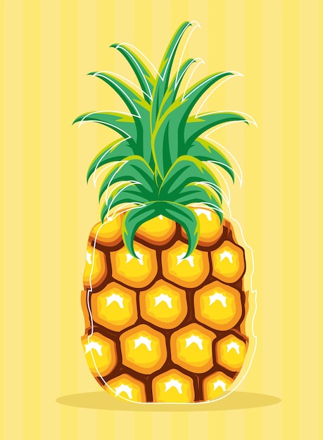 Ananas Tropical Fruits Juteux Frais