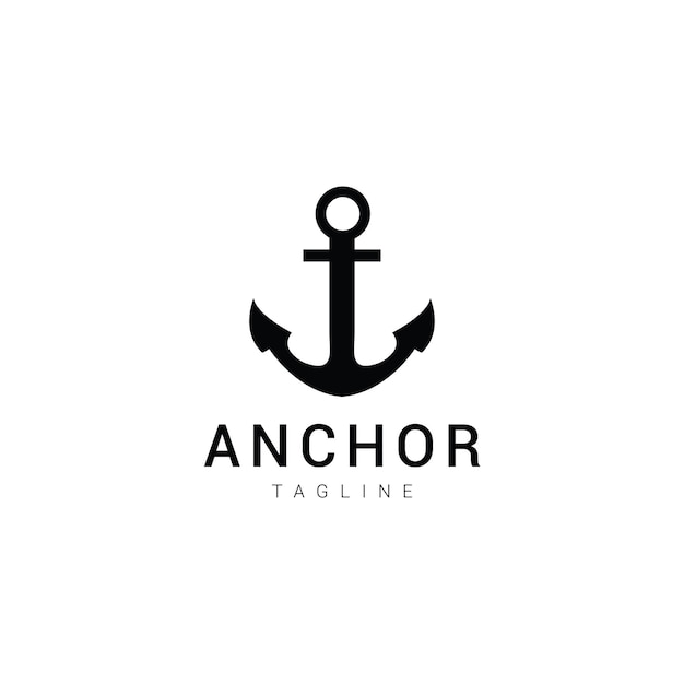 Ancre Logo Modèle Vecteur Icône Illustration Design Vecteur Premium Vecteur Premium