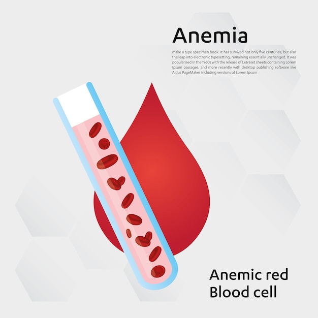 Anémie Sang Rouge Journée Mondiale De L'hémophilie Des Cellules De Fer