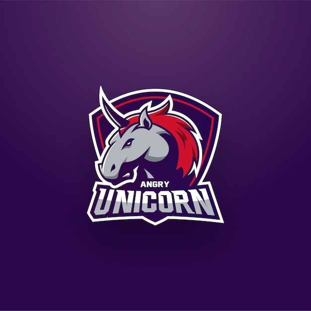 Angry Unicorn Esport Logo