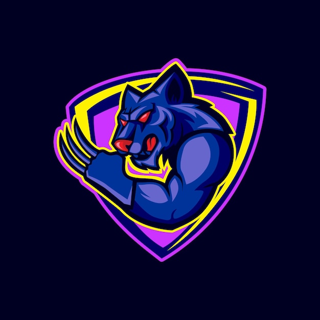 Animal Tigre Logo Esport