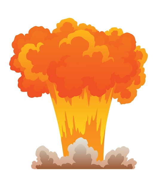 Animation d'explosion animation pour le jeu de l'effet d'explosion animation de dessin animé pour le jeu d'explossion