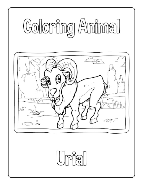 Animaux A à Z pages à colorier pour les enfants avec des animaux mignons feuille de travail d'activité en noir et blanc