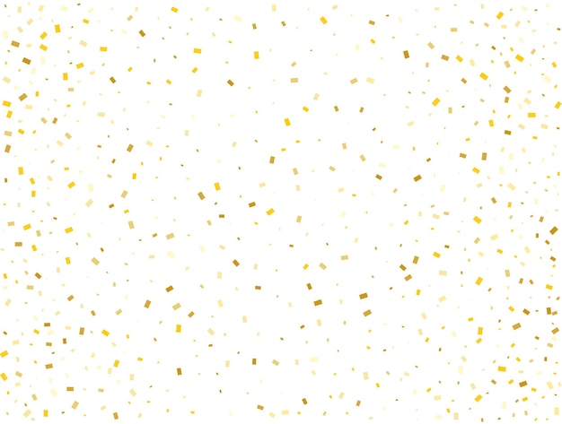 Anniversaire Golden Rectangles Confetti Background Vector illustration