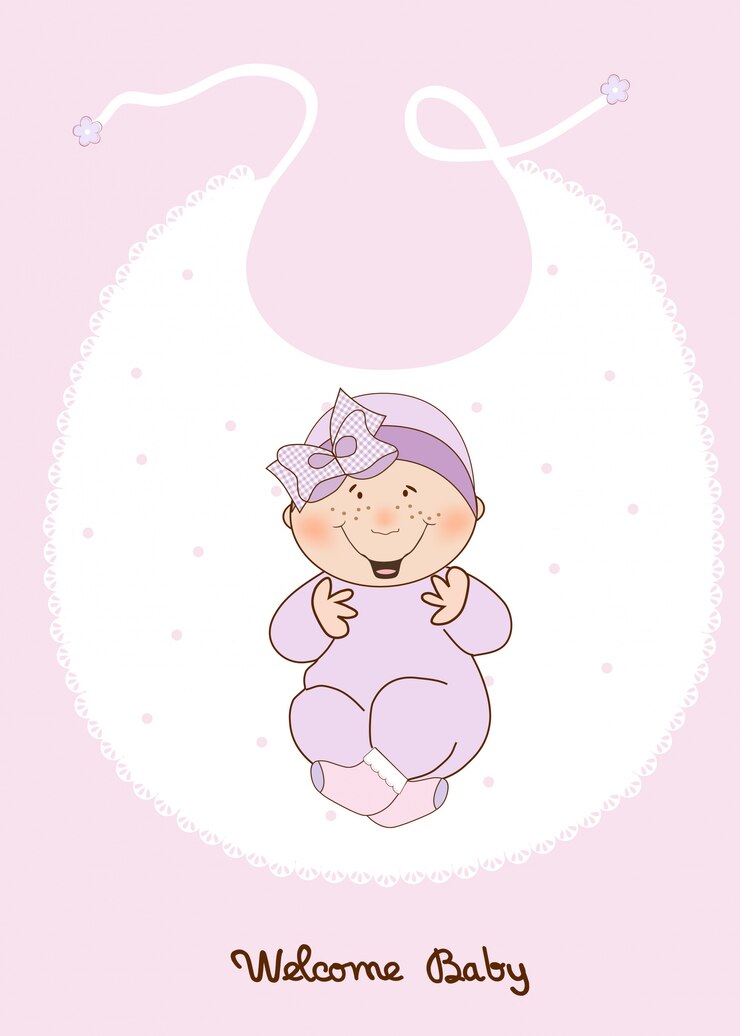 Vecteur annonce de douche de bébé
