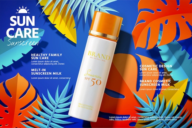 Annonces De Produits En Spray Solaire