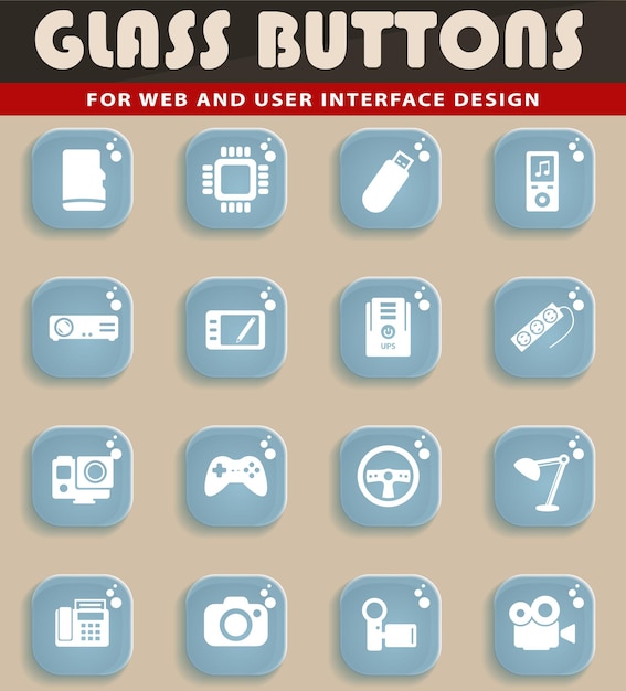 Les appareils sont simplement des symboles pour le Web et l'interface utilisateur