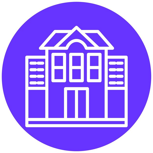 Des appartements de conception vectorielle Icon Style