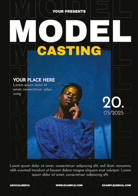 Appel au casting de mannequins