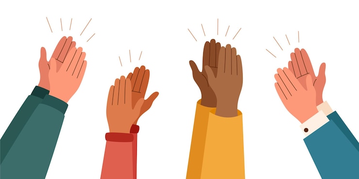 Vecteur applaudissements1