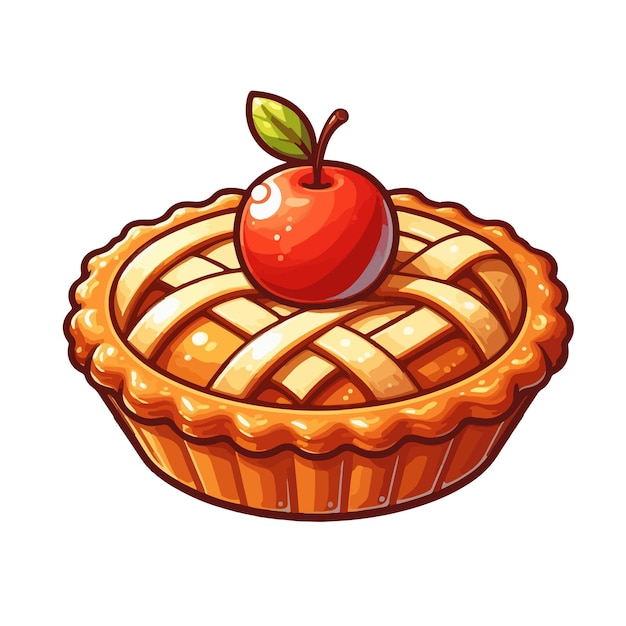 Vecteur apple pie ai generated image