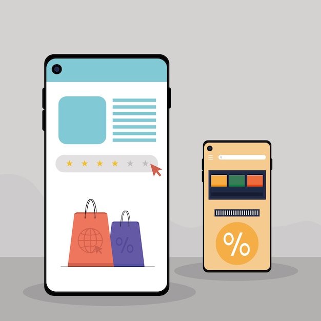 Application numérique d'achat en ligne