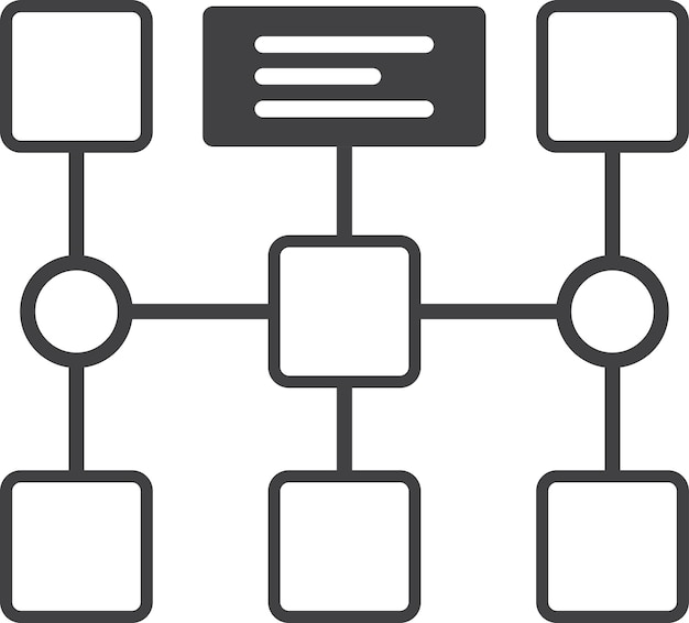Applications et illustration de l'interface utilisateur UX dans un style minimal