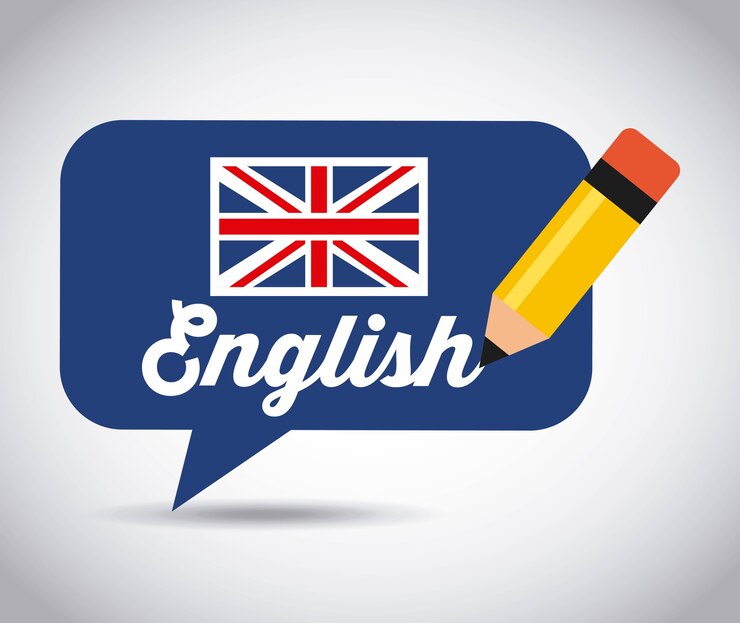 Vecteur apprendre le design anglais, illustration vectorielle illustration eps10