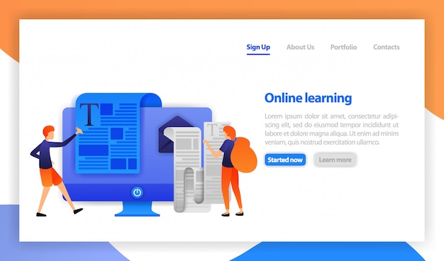 Apprentissage en ligne par la lecture et l'écriture