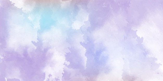 Aquarelle abstraite à l'arrière-plan violet et bleu