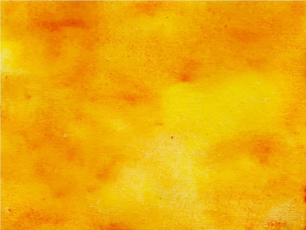 Vecteur aquarelle abstraite jaune orange