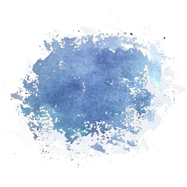 Aquarelle bleue