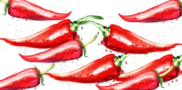 Aquarelle Chili