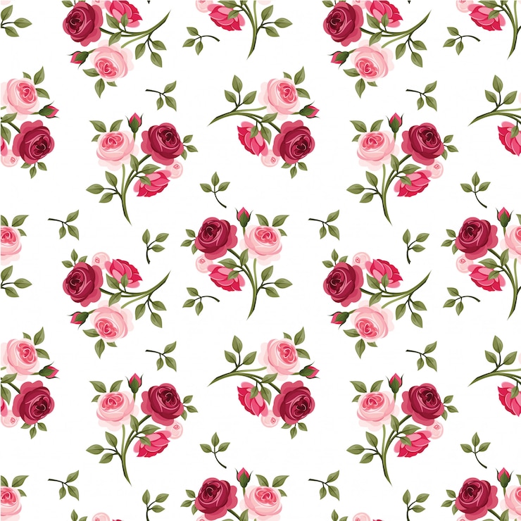 Vecteur aquarelle feuilles florales sans soudure de fond