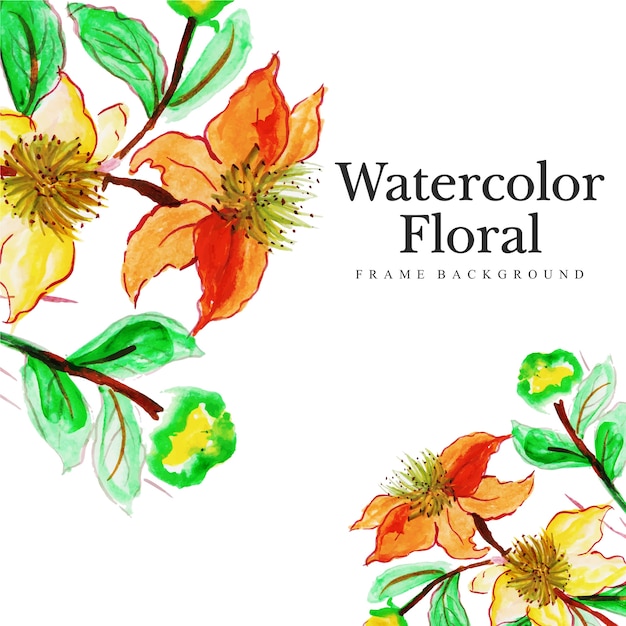 Aquarelle Floral Multipurpose Background