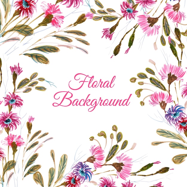 Aquarelle Floral Multipurpose Background