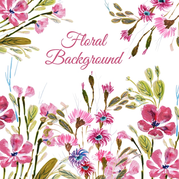 Aquarelle Floral Multipurpose Background