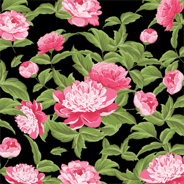 Aquarelle motif rose