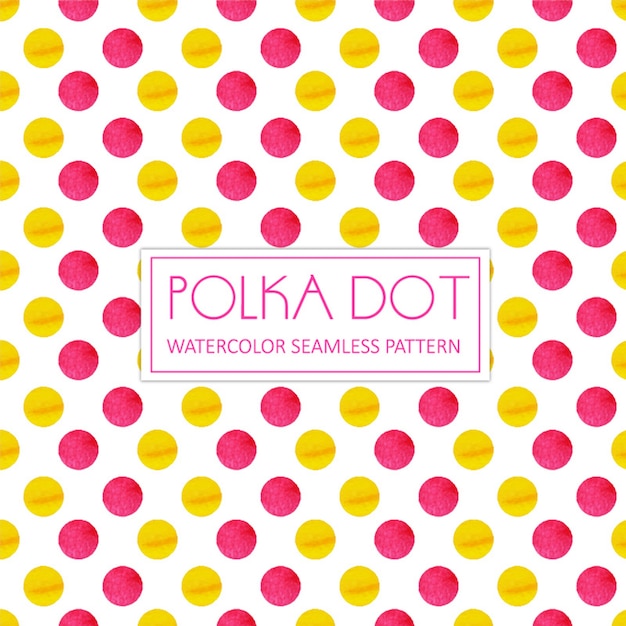 Aquarelle Polka Dot Background