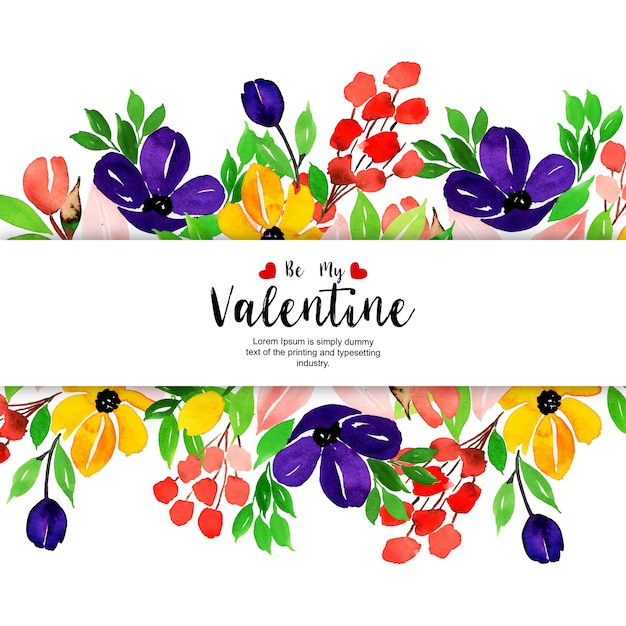 Aquarelle Valentine Arrière-plans